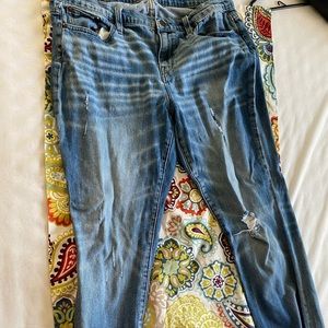 J Crew distressed jeans
